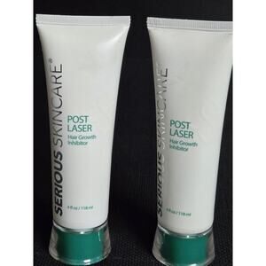 SERIOUS SKIN CARE POST LASER HAIR GROWTH INHIBITOR sealed NWOB *2 piece*
